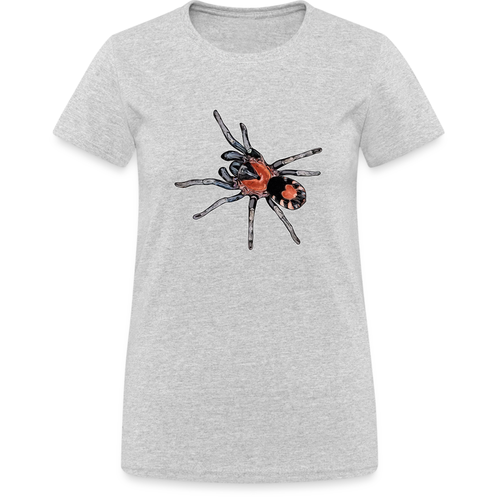 Frauen Gildan Heavy T-Shirt Cyriocosmus elegans - Grau meliert
