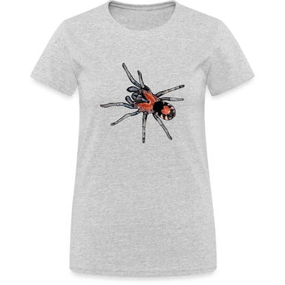 Frauen Gildan Heavy T-Shirt Cyriocosmus elegans - Grau meliert