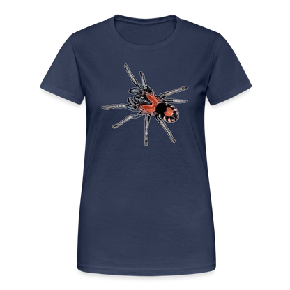 Frauen Gildan Heavy T-Shirt Cyriocosmus elegans - Navy