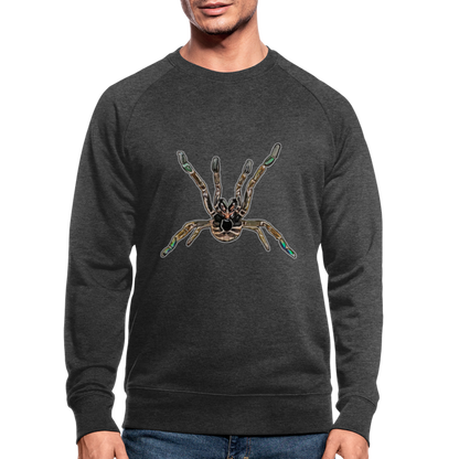 Männer Stanley & Stella Bio-Sweatshirt Pterinochilus murinus tcf - Dunkelgrau meliert
