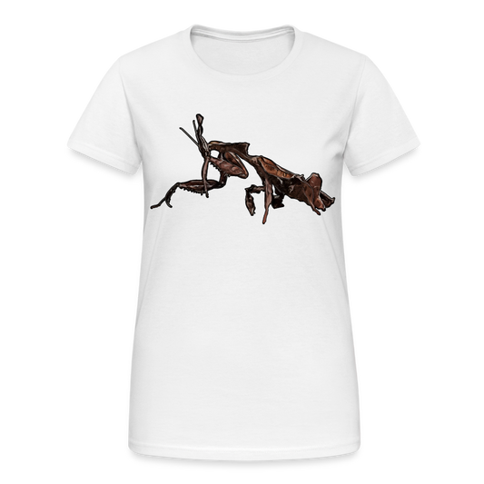 Frauen Gildan Heavy T-Shirt Phyllocrania paradoxa female 2 - weiß