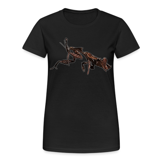 Frauen Gildan Heavy T-Shirt Phyllocrania paradoxa female 2 - Schwarz