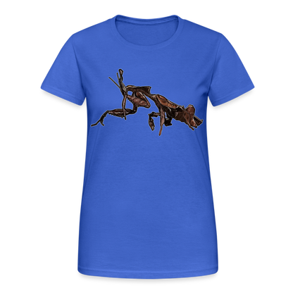 Frauen Gildan Heavy T-Shirt Phyllocrania paradoxa female 2 - Königsblau