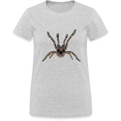 Frauen Gildan Heavy T-Shirt Pterinochilus murinus tcf - Grau meliert