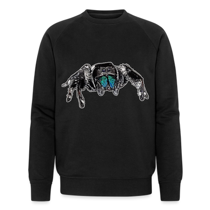 Männer Stanley & Stella Bio-Sweatshirt Phidippus regius Everglades male - Schwarz