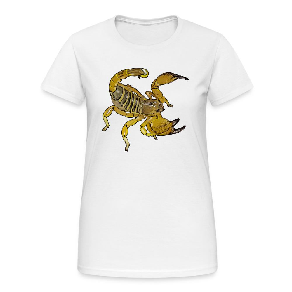 Frauen Gildan Heavy T-Shirt Scorpio maurus palmatus - weiß