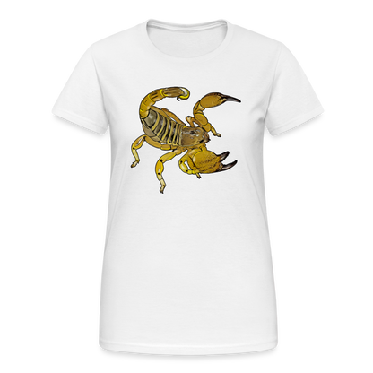 Frauen Gildan Heavy T-Shirt Scorpio maurus palmatus - weiß