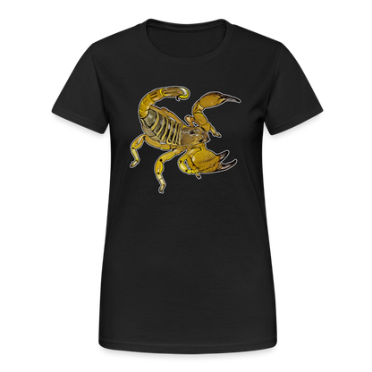 Frauen Gildan Heavy T-Shirt Scorpio maurus palmatus - Schwarz
