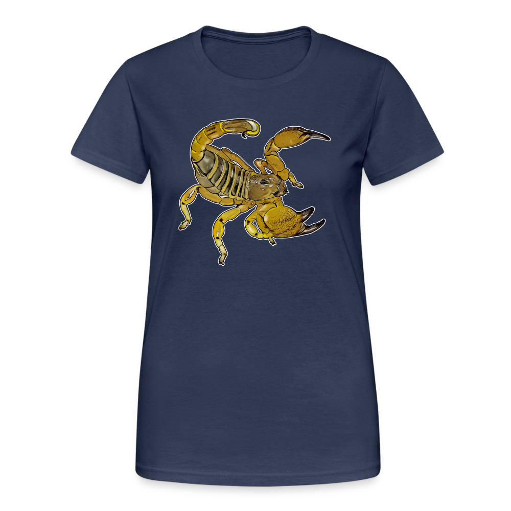Frauen Gildan Heavy T-Shirt Scorpio maurus palmatus - Navy