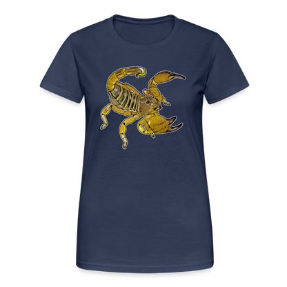 Frauen Gildan Heavy T-Shirt Scorpio maurus palmatus - Navy