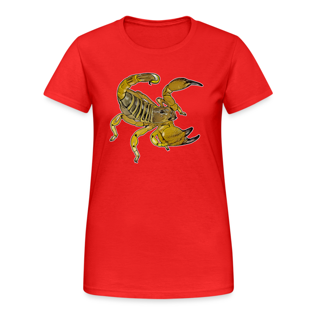 Frauen Gildan Heavy T-Shirt Scorpio maurus palmatus - Rot