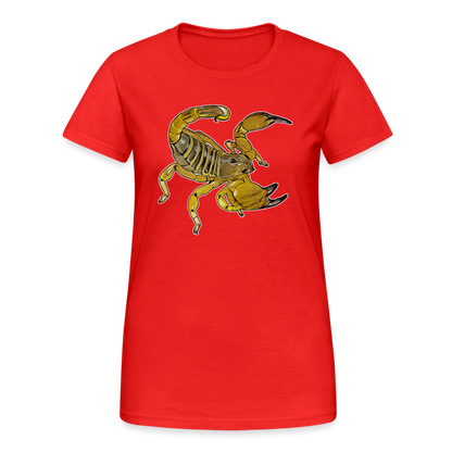 Frauen Gildan Heavy T-Shirt Scorpio maurus palmatus - Rot