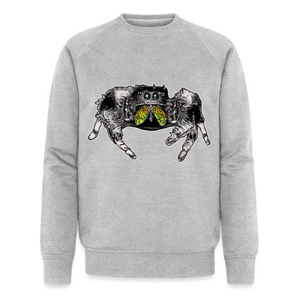 Männer Stanley & Stella Bio-Sweatshirt Phidippus regius Rastafari male - Grau meliert