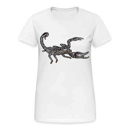 Frauen Gildan Heavy T-Shirt Heterometrus silenus - weiß
