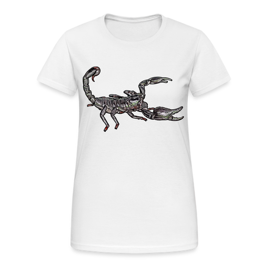 Frauen Gildan Heavy T-Shirt Heterometrus silenus - weiß