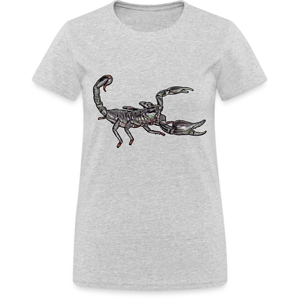 Frauen Gildan Heavy T-Shirt Heterometrus silenus - Grau meliert