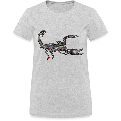 Frauen Gildan Heavy T-Shirt Heterometrus silenus - Grau meliert