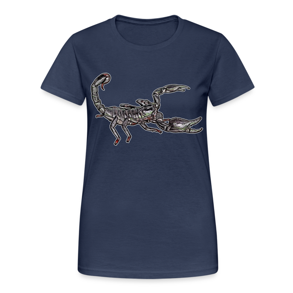 Frauen Gildan Heavy T-Shirt Heterometrus silenus - Navy