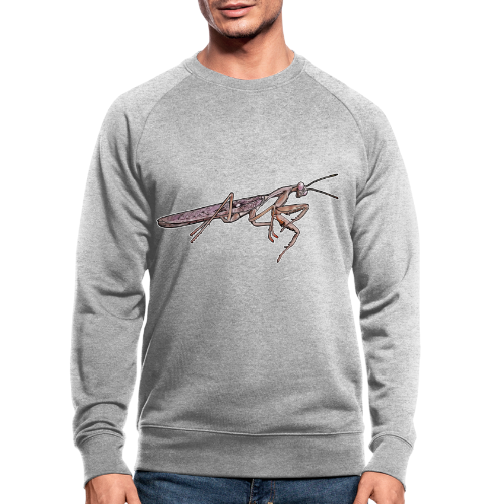 Männer Stanley & Stella Bio-Sweatshirt Rhombodera kirbyi male - Grau meliert
