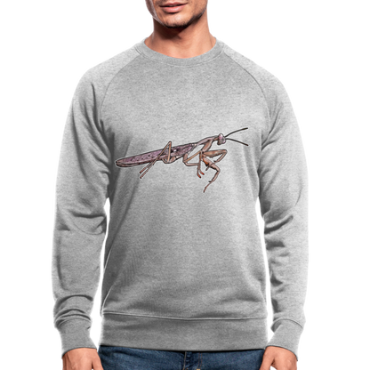 Männer Stanley & Stella Bio-Sweatshirt Rhombodera kirbyi male - Grau meliert