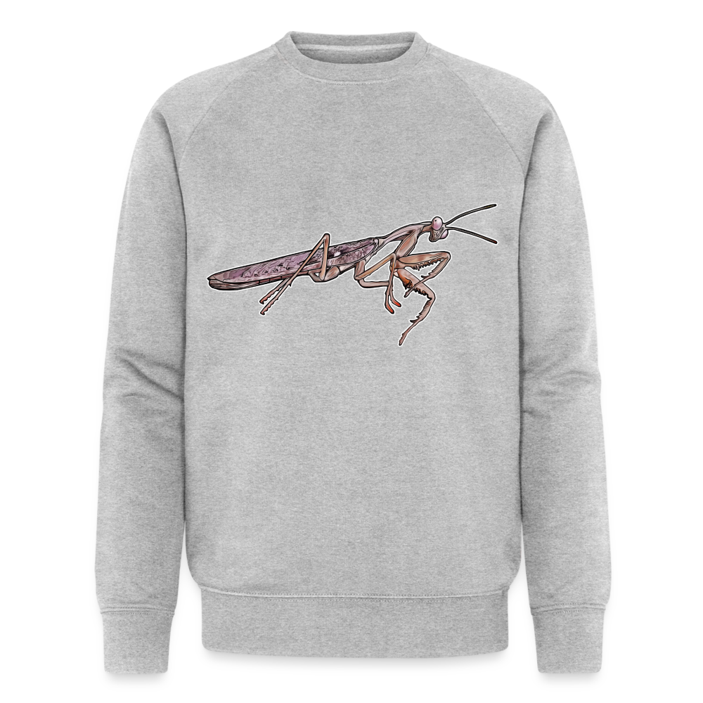 Männer Stanley & Stella Bio-Sweatshirt Rhombodera kirbyi male - Grau meliert