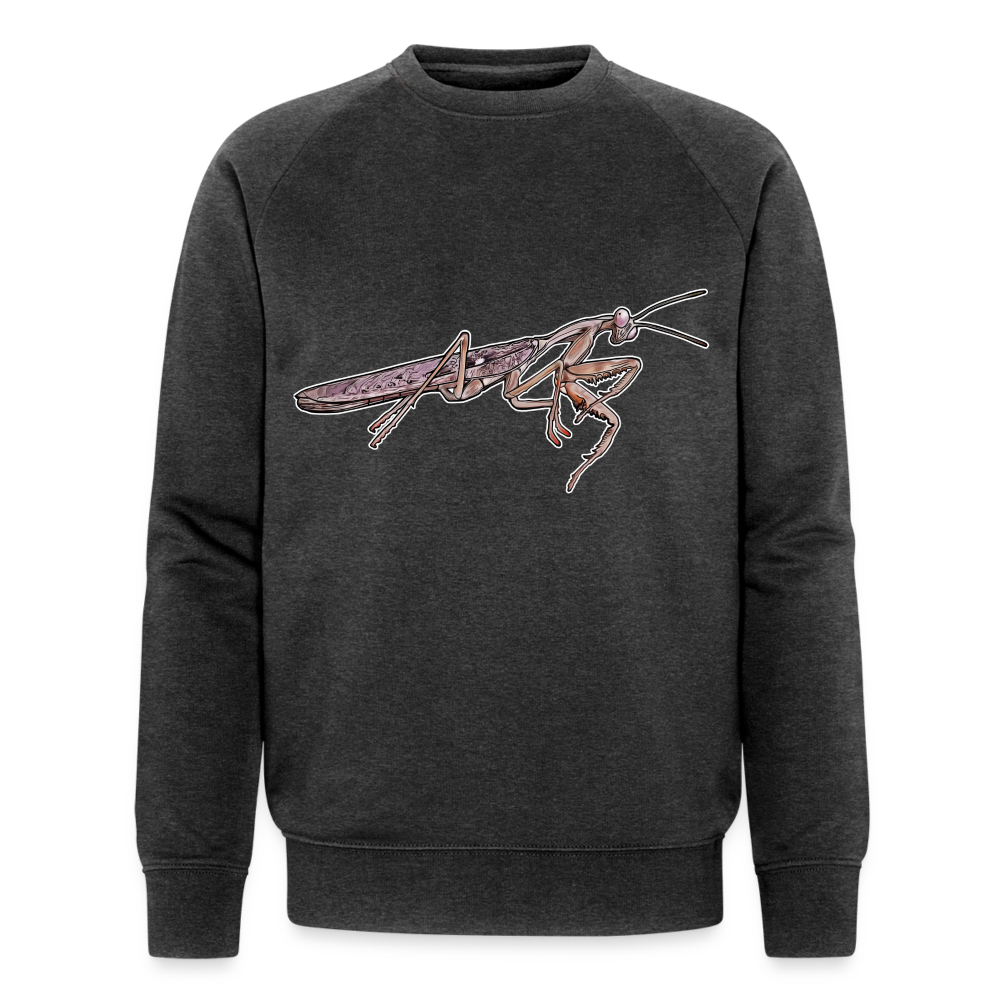 Männer Stanley & Stella Bio-Sweatshirt Rhombodera kirbyi male - Dunkelgrau meliert