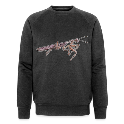 Männer Stanley & Stella Bio-Sweatshirt Rhombodera kirbyi male - Dunkelgrau meliert