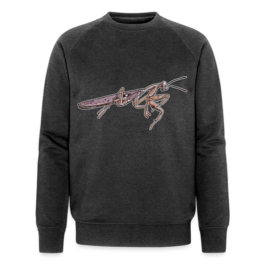 Männer Stanley & Stella Bio-Sweatshirt Rhombodera kirbyi male - Dunkelgrau meliert