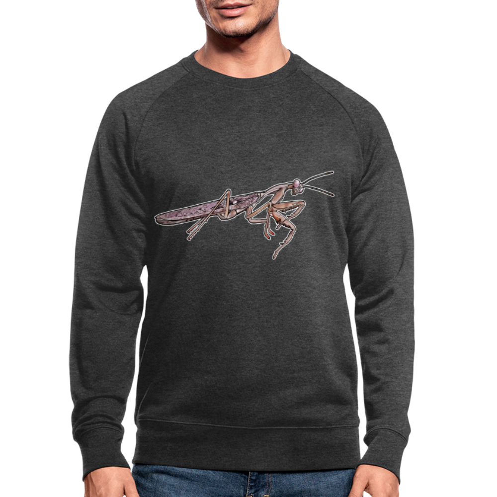 Männer Stanley & Stella Bio-Sweatshirt Rhombodera kirbyi male - Dunkelgrau meliert