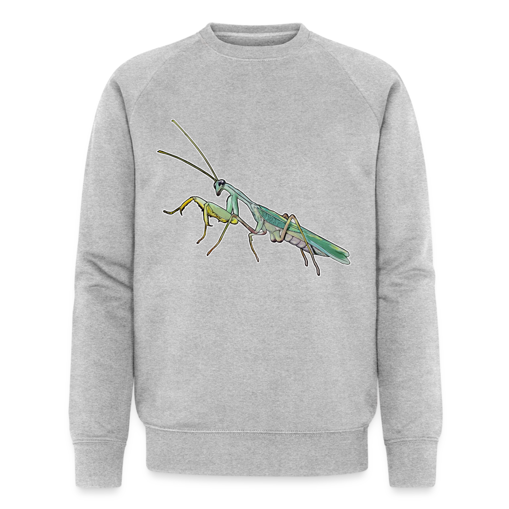 Männer Stanley & Stella Bio-Sweatshirt Sphodromantis lineola male - Grau meliert