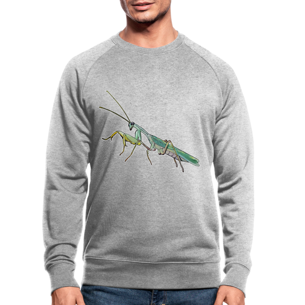 Männer Stanley & Stella Bio-Sweatshirt Sphodromantis lineola male - Grau meliert