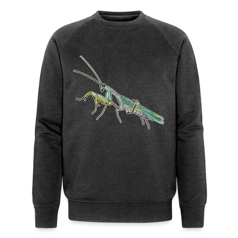 Männer Stanley & Stella Bio-Sweatshirt Sphodromantis lineola male - Dunkelgrau meliert