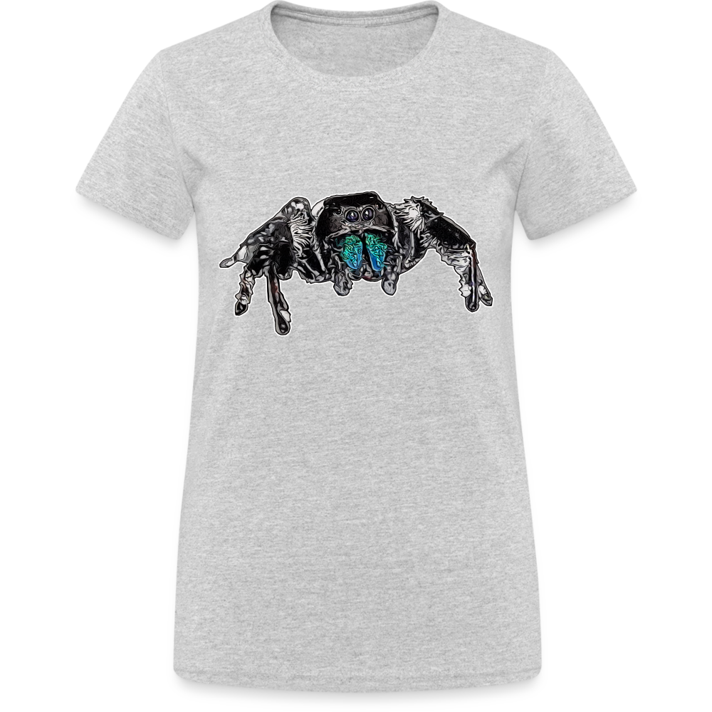 Frauen Gildan Heavy T-Shirt - Grau meliert