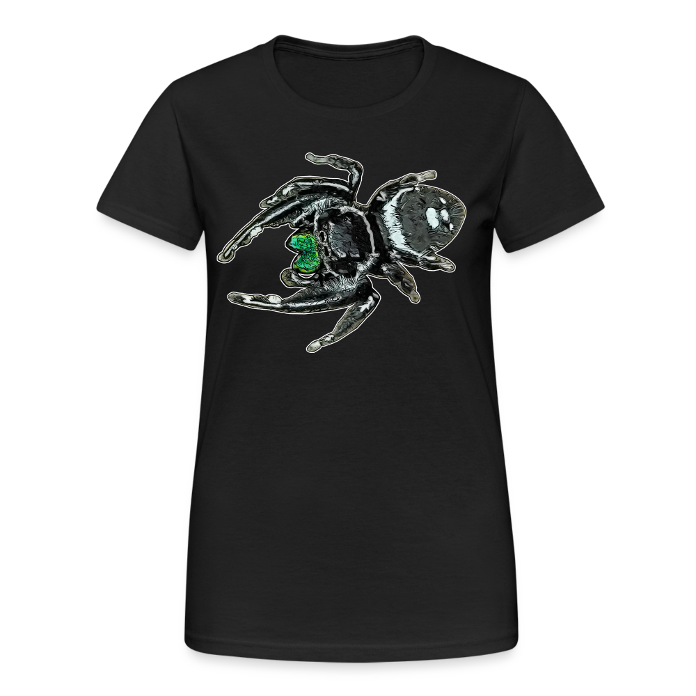 Frauen Gildan Heavy T-Shirt Phidippus regius White Bahamas male - Schwarz