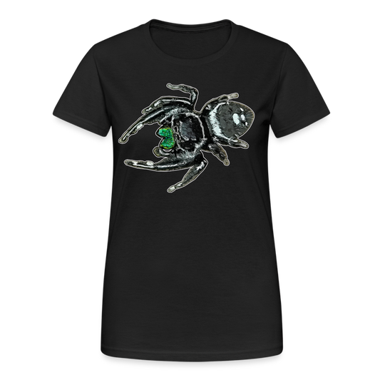 Frauen Gildan Heavy T-Shirt Phidippus regius White Bahamas male - Schwarz