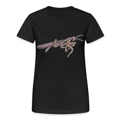 Frauen Gildan Heavy T-Shirt Rhombodera kirbyi male - Schwarz