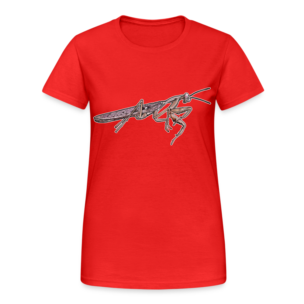 Frauen Gildan Heavy T-Shirt Rhombodera kirbyi male - Rot
