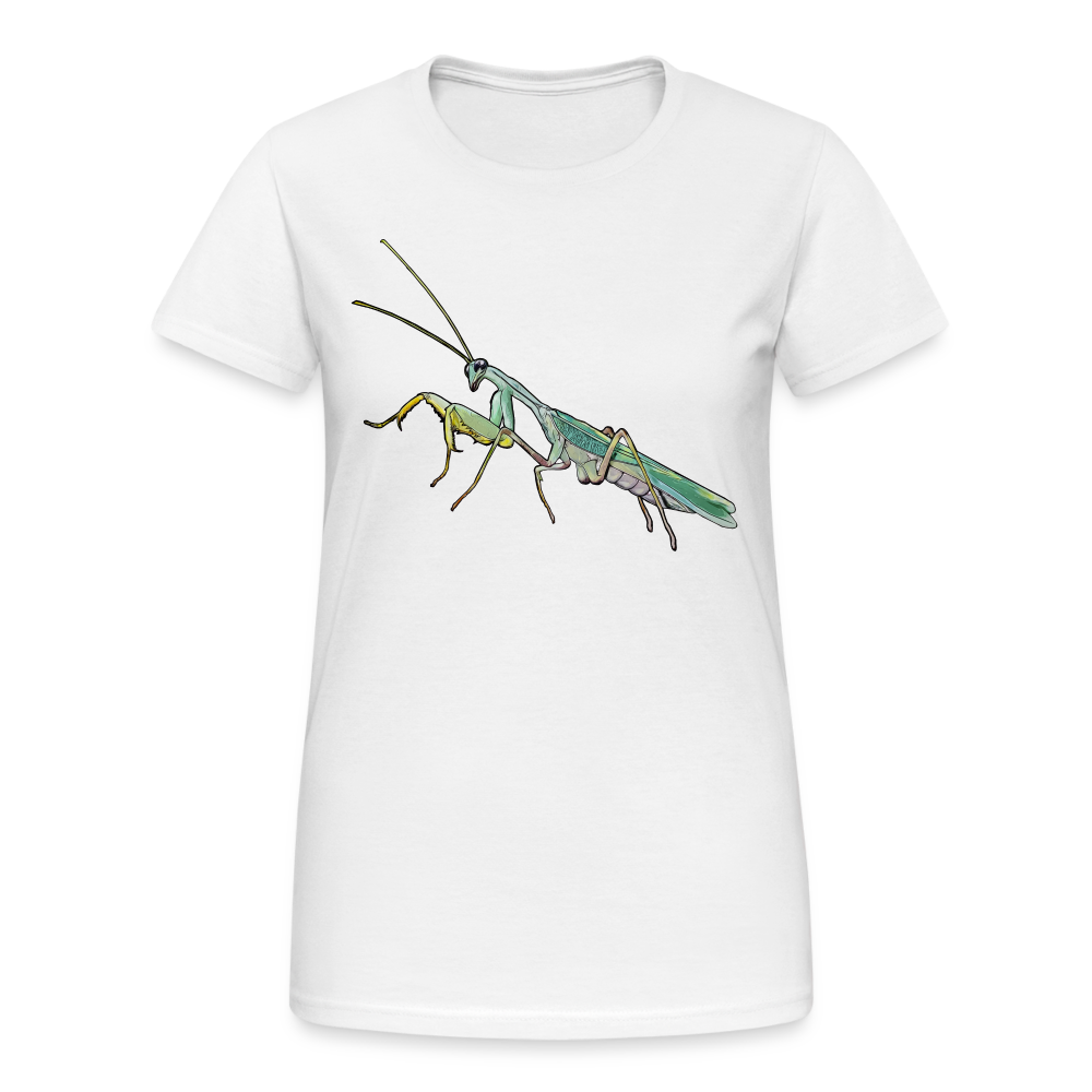 Frauen Gildan Heavy T-Shirt Sphodromantis lineola male - weiß