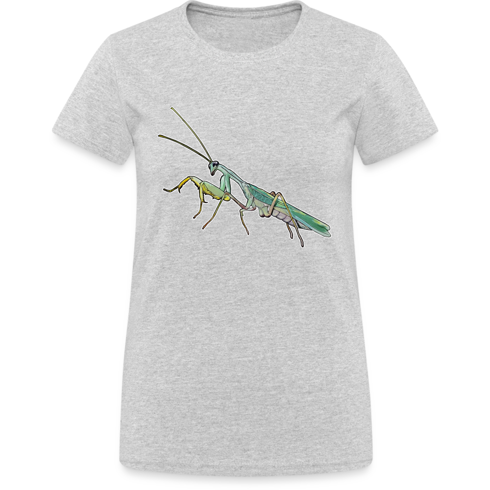 Frauen Gildan Heavy T-Shirt Sphodromantis lineola male - Grau meliert