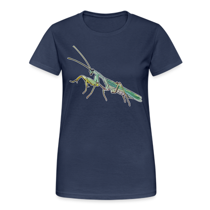 Frauen Gildan Heavy T-Shirt Sphodromantis lineola male - Navy