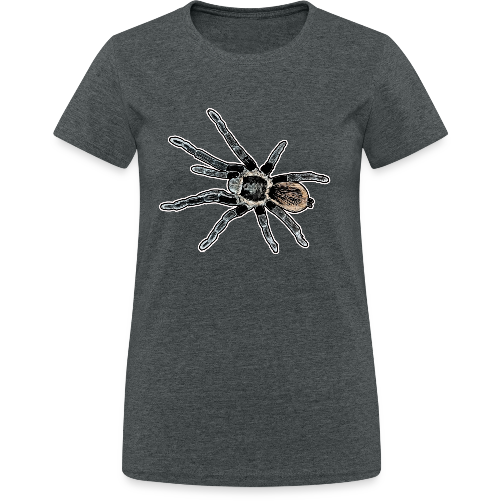 Frauen Gildan Heavy T-Shirt Tliltocatl vagans - Dunkelgrau meliert