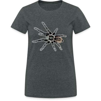 Frauen Gildan Heavy T-Shirt Tliltocatl vagans - Dunkelgrau meliert