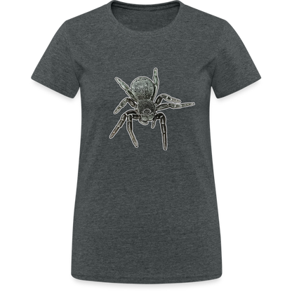 Frauen Gildan Heavy T-Shirt Eresus walckenaeri - Dunkelgrau meliert