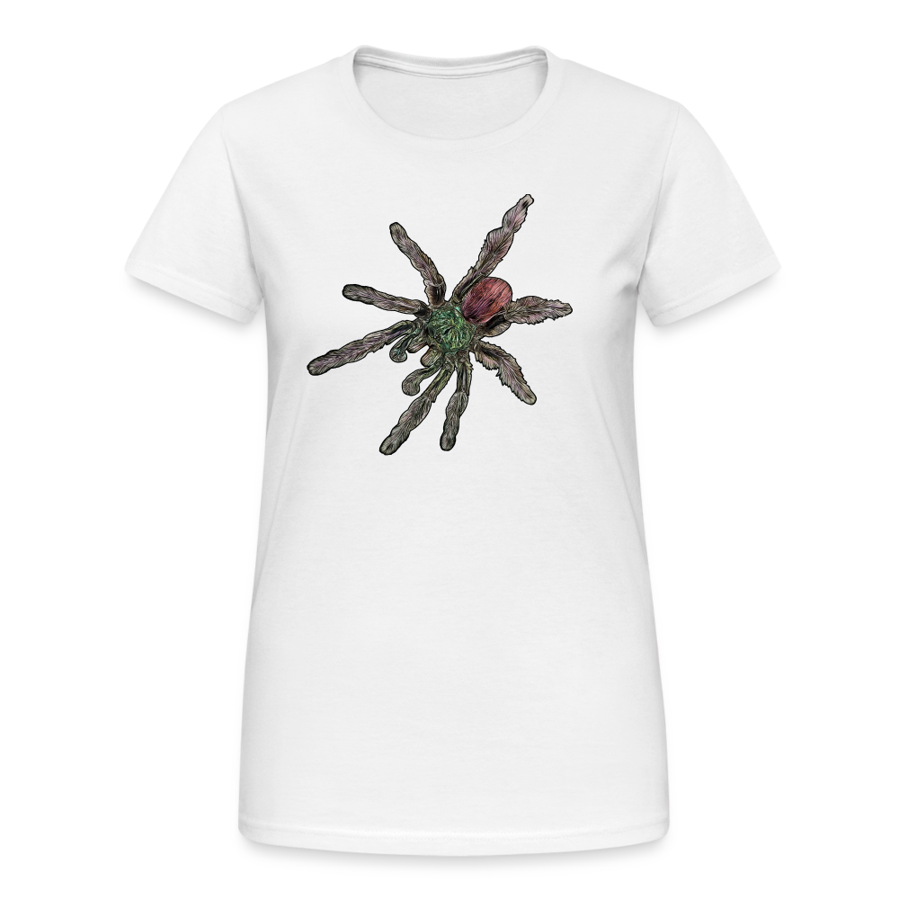 Frauen Gildan Heavy T-Shirt Caribena versicolor - weiß