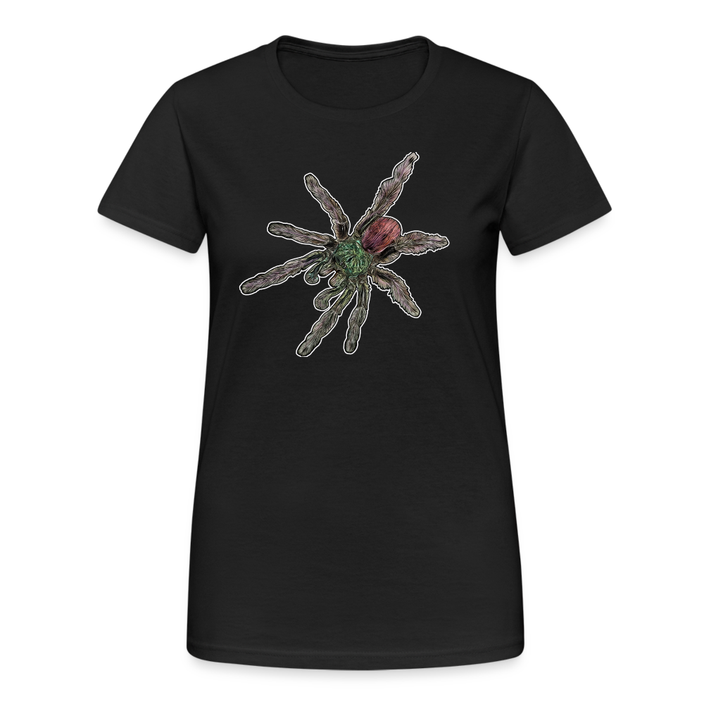 Frauen Gildan Heavy T-Shirt Caribena versicolor - Schwarz
