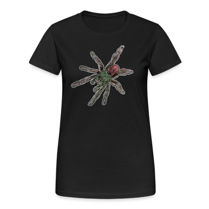 Frauen Gildan Heavy T-Shirt Caribena versicolor - Schwarz