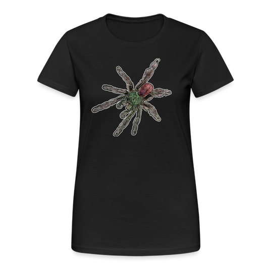 Frauen Gildan Heavy T-Shirt Caribena versicolor - Schwarz