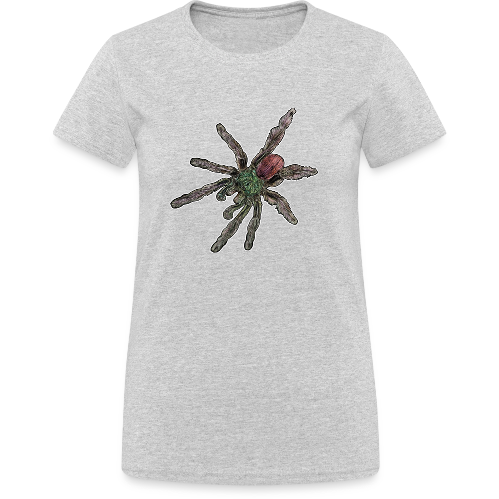 Frauen Gildan Heavy T-Shirt Caribena versicolor - Grau meliert