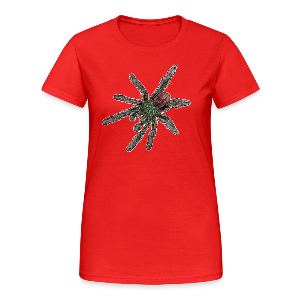 Frauen Gildan Heavy T-Shirt Caribena versicolor - Rot