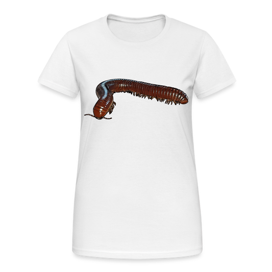 Frauen Gildan Heavy T-Shirt Ophistreptus guineensis - weiß